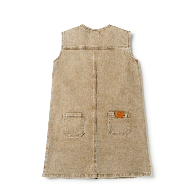 Birnham On The Sea Pocket Jumper Desert Denim