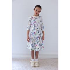 Steph Garden Print Denim Skirt (8234S)