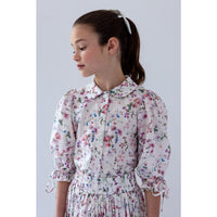 Steph Whispy Floral Print Voile Skirt (8210S)