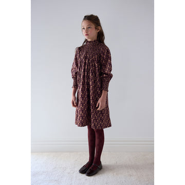 Steph The Label Wallpaper Printed Cord Dress - Wallpaper Print