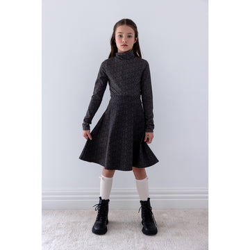 Steph The Label Vine Printed Denim Skirt - Vine Print