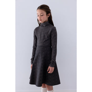 Steph The Label Vine Print Jersey Turtle Neck Top - Vine Print