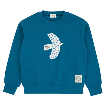 Bondoux Bold Print Teal Blue Toddler Top (263TT)