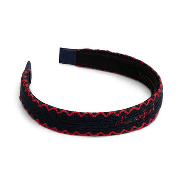 Edged Knit Hairbands - Red
