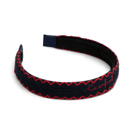Edged Knit Hairbands - Navy