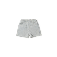Birnham On The Sea Shorts Blue Denim Stripe