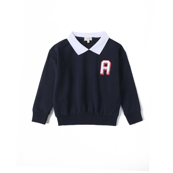 Anecdote Navy Graphic Sweatshirt