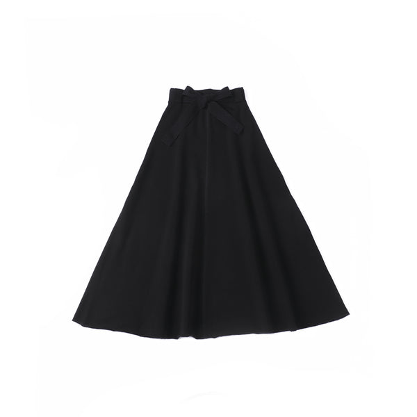 Anecdote Black Teen Midi Skirt With Belt (RUNS SMALL SIZE UP 2 SIZES)