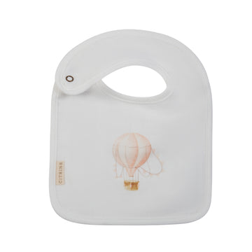 Citrine White/Pink Hot Air Balloon One Bib