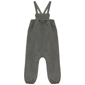 Calla Lili Baby Girl Heritage Romper - Green