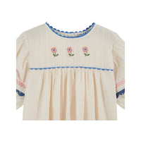 Emile Et Ida Embroidered Blouse (AD044) - Creme