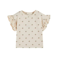 Emile Et Ida Terry Printed Tee Shirt (AD108) - Cerisette Creme