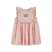 Emile Et Ida Embroidered Dress (AD111A) - Macaron