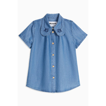Wolf & Rita Lazuli Girl Blouse Adosinda Woven