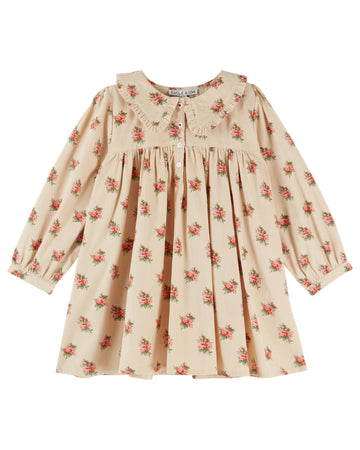Emile et Ida Loose Flounce Collar Dress - Fleurs Des Bois