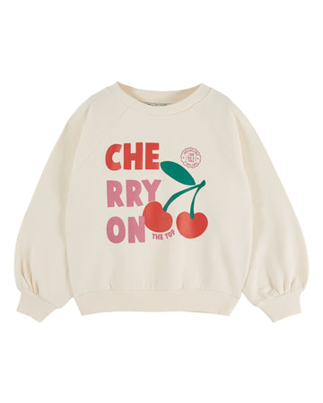 Emile et Ida Graphic Typo Sweatshirt - Ecru