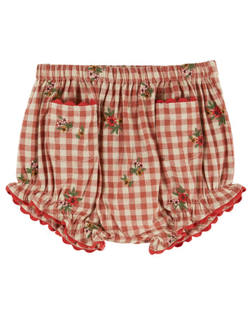 Emile et Ida Scalloped Bloomer - Vichy Broderie