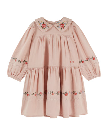 Emile et Ida Cross Stitch Dress - Roseau
