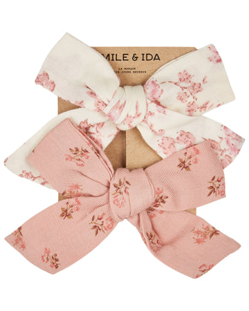 Emile et Ida Bow Hair Clip - Rosemary-Rosalie