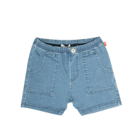 Crew Kids Light Blue Pull-On Washed Jean Shorts