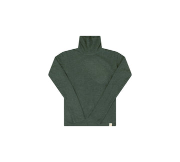Crew Kids Rib Turtleneck Green