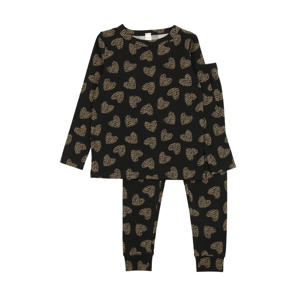 Bopop Heart Print Pajamas