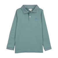 Bopop Sky Blue Emblem Polo