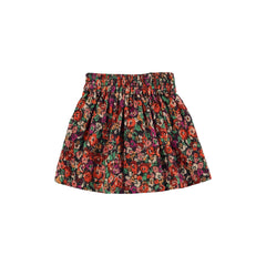 Piupiuchick Multicolor Flowers Knee-Lenght Skirt