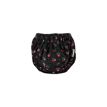 Piupiuchick Black Baby Shorties with Flowers