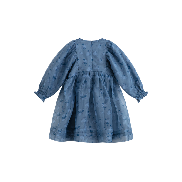 Cera Una Volta Kana Dress Dusty Blue Flower