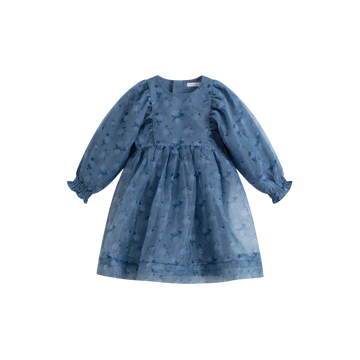 Cera Una Volta Kana Dress Dusty Blue Flower