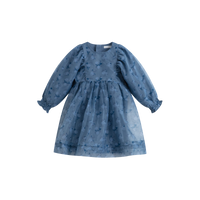 Cera Una Volta Kana Dress Dusty Blue Flower