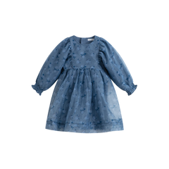 Cera Una Volta Kana Dress Dusty Blue Flower