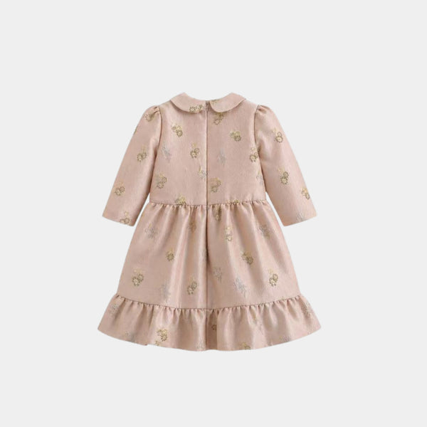 Cera Una Volta Lylas Dress Long Sleeves Pink