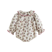 Cera Una Volta Agapi Romper Cream Flower