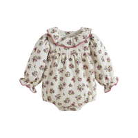 Cera Una Volta Agapi Romper Cream Flower