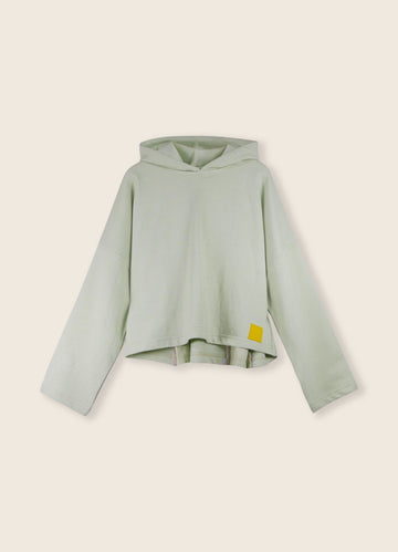 LMN3 Fog Green Cropped Hoodie No.68
