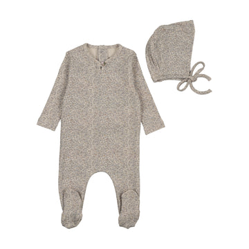Bee & Dee All Over Print Footie/Beanie Boys Print