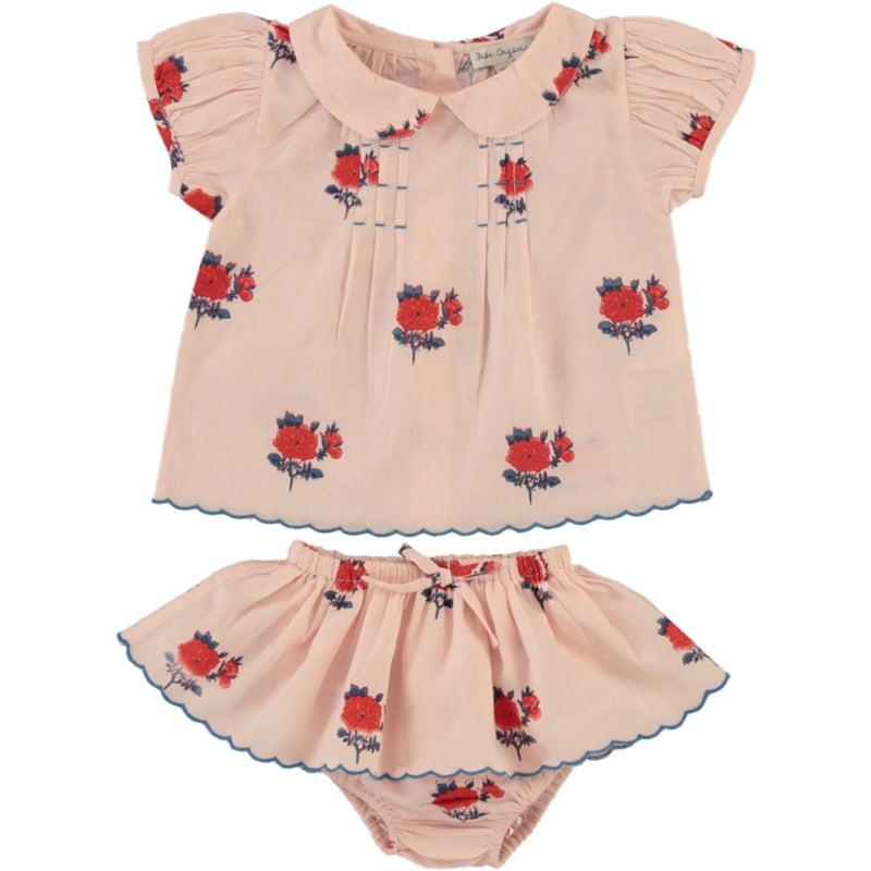 Bebe Organic La Vie En Rose April Baby Set | Buttons Bebe