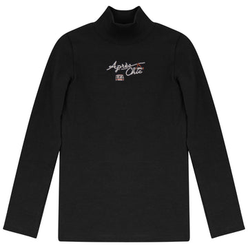 Calla Lili Girl Apres Chic Mockneck - Black/Rust