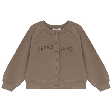 Calla Lili Girl Sweat Cardigan - Taupe