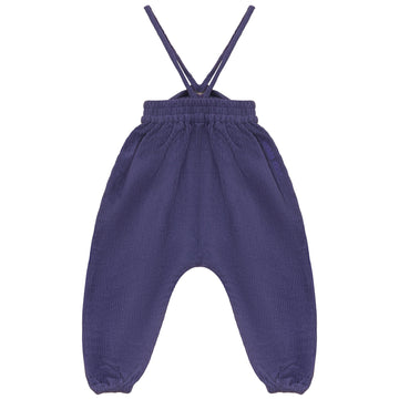 Calla Lili Baby Corduroy Romper - Purple