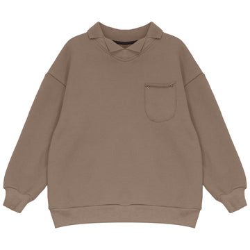 Calla Lili Big Boy Sweatshirt - Taupe