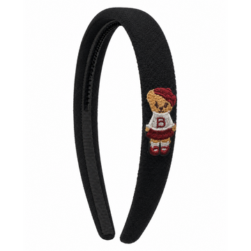 Bandeau Teddy Knits Black Classic Headband (Final Sale)