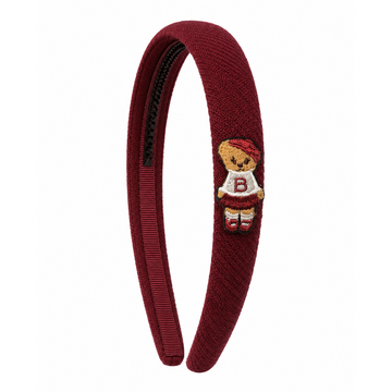 Bandeau Teddy Knits Burgundy Classic Headband (Final Sale)