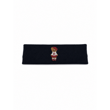 Bandeau Teddy Knits Black Sweatband (Final Sale)