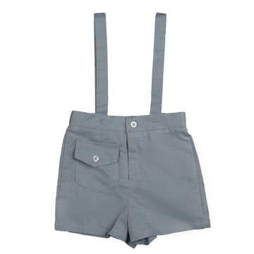Belati Light Blue Baby Overalls With Flap Pocket (BBB506)