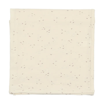 Lilette By Lil Legs Bird Blanket Cream