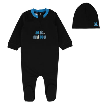 Miss Mini Branded Balloon Boy Romper + Beanie