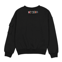 Bopop Black Buckle Sweatshirt